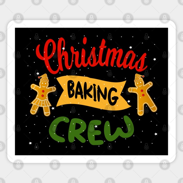 Christmas Baking Crew Sticker by MZeeDesigns